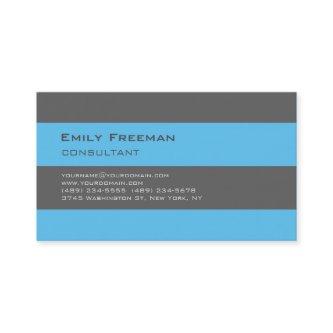 Trendy Stylish Blue Grey Professional Consultant