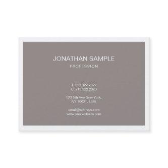 Trendy Stylish Minimalistic Design Brown Plain