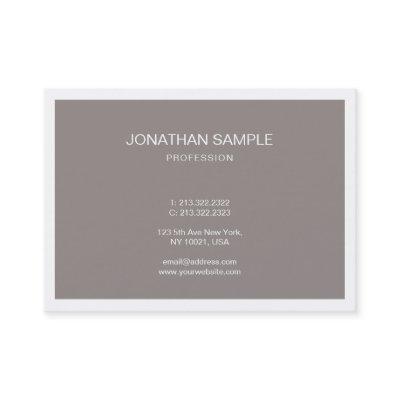 Trendy Stylish Minimalistic Design Brown Plain