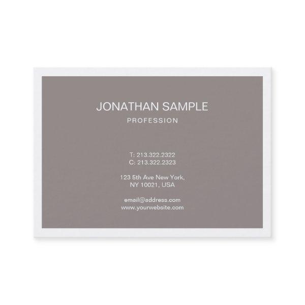 Trendy Stylish Minimalistic Design Brown Plain