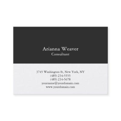 Trendy Stylish Professional Plain Grey White