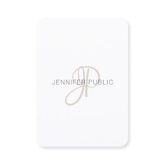 Trendy Template Elegant Modern Monogrammed