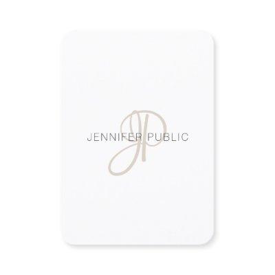 Trendy Template Elegant Modern Monogrammed