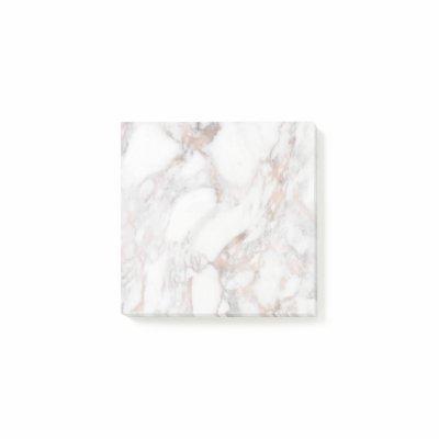 Trendy Template Elegant Rose Marble Background Post-it Notes