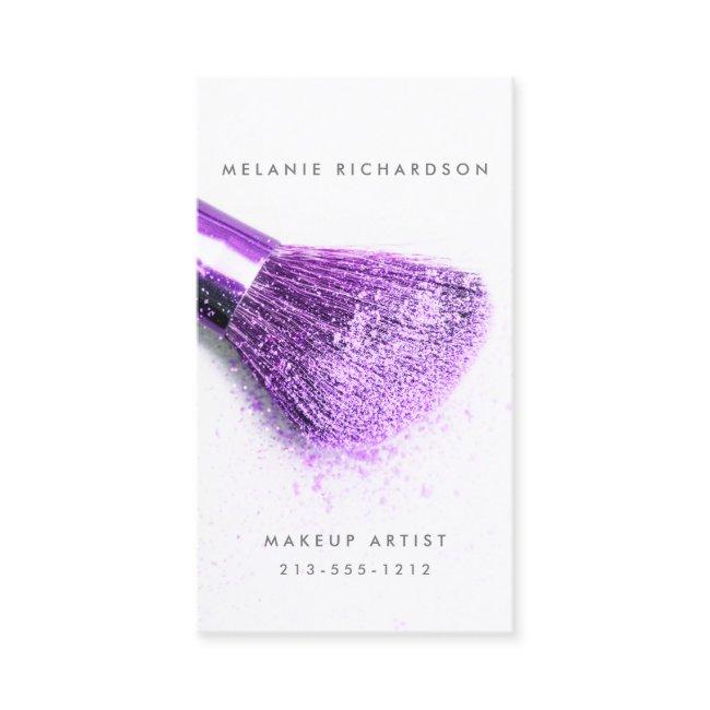 Trendy Ultra Violet Purple Silver Makeup Artist