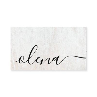 Trendy Wood Script Calligraphy