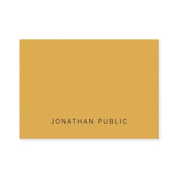 Trendy Yellow Brown Elegant Simple Modern Template