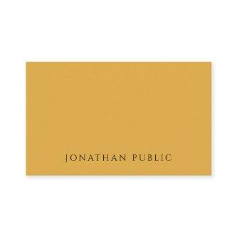 Trendy Yellow Brown Red Modern Elegant Simple