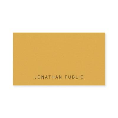 Trendy Yellow Brown Simple Minimalist Template