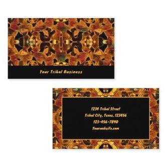 Tribal Brown Red Native Bohemian Pattern