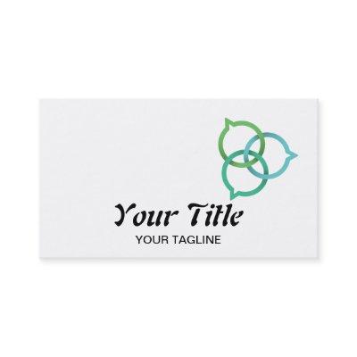 Trinity Speech Bubble Logo (greens)
