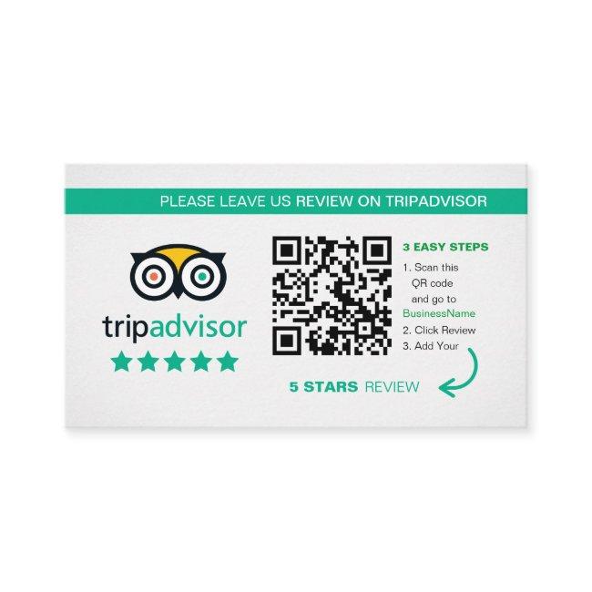 Tripadvisor Reviews | Business QR Code Thank You