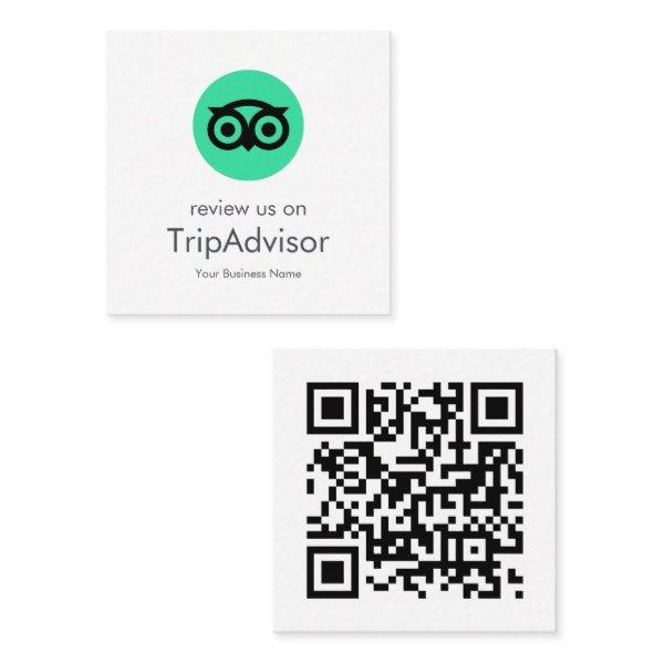 Tripadvisor Reviews | Business Review QR Code Square