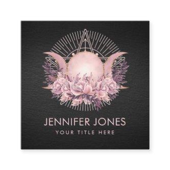 Triple Moon - Triple Goddess -Gentle Floral Square
