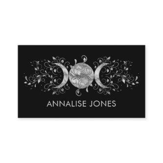 Triple Moon - Triple Goddess Silver Ornament