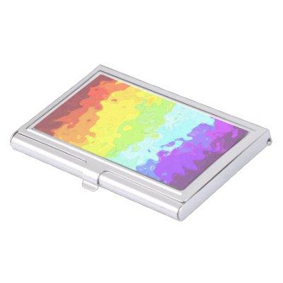 Trippy Boho Groovy Abstract Neurogender Pride Flag  Case