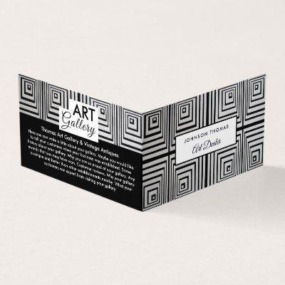 Trippy Maze Squares, Art Dealer, Detailed