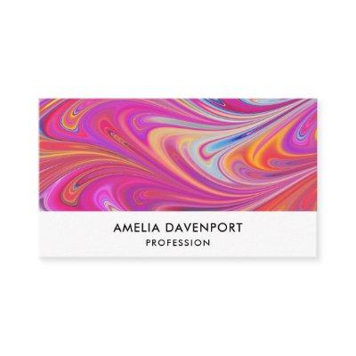 Trippy Pink and Orange Swirly Design