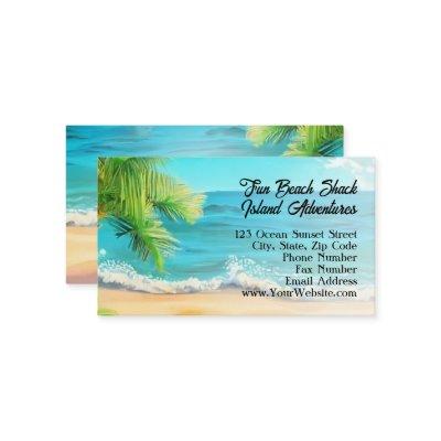 Tropical Beach Palm Tree Vacation Island Travel