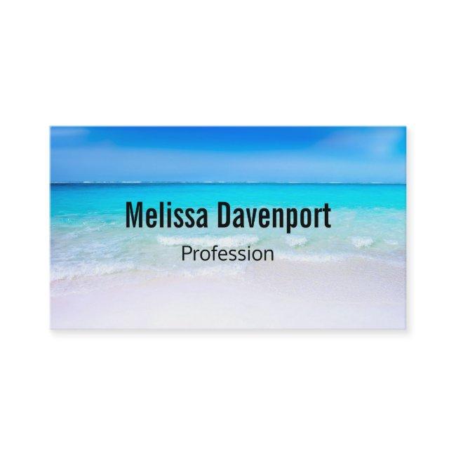 Tropical Beach with a Turquoise Sea