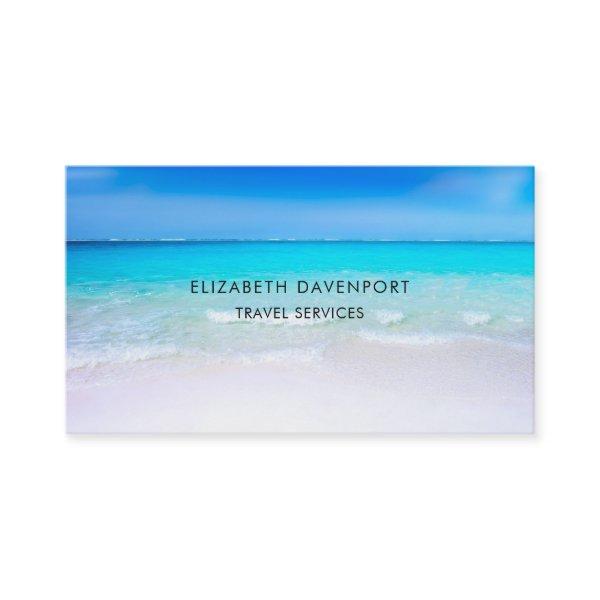Tropical Beach with a Turquoise Sea