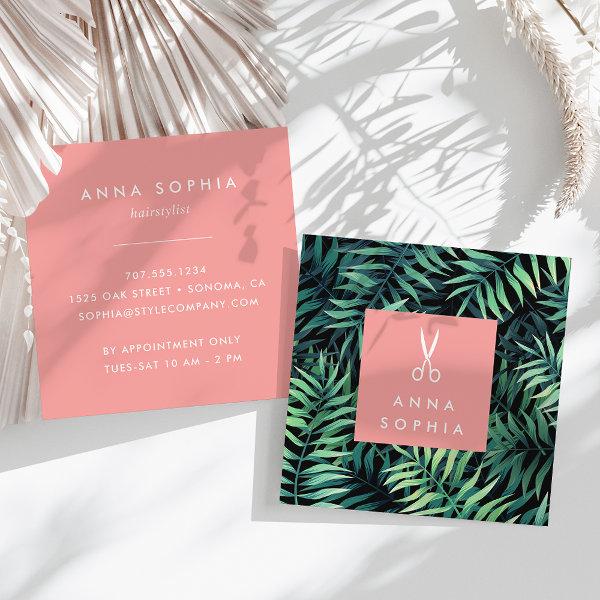 Tropical Botanical Hairstylist Square