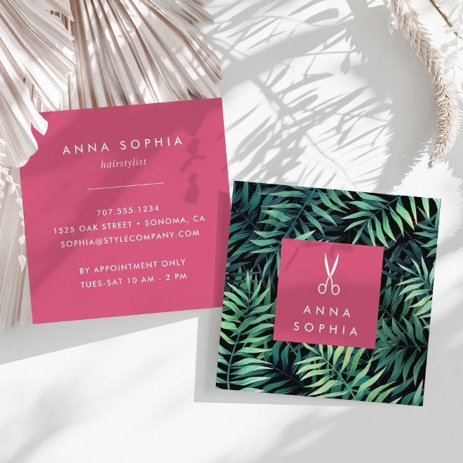 Tropical Botanical Hairstylist Square