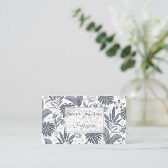 Tropical Gray Floral Greenery