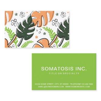 tropical leaves