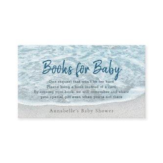 Tropical Ocean Beach Baby Shower Books Request