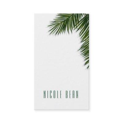 Tropical Palm Tree Leaf Elegant Summer Chic Custom