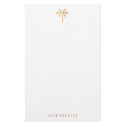 Tropical Palm Tree Modern Stationery