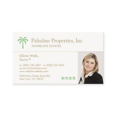 Tropical Palm Tree  Real Estate Agent Photo