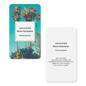 Tropical Palm Trees California Retro
