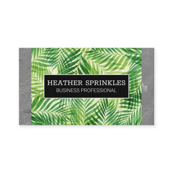 Tropical Palm Trees Texture Wall Border