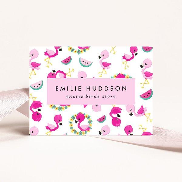 Tropical Pattern, Flamingos, Pet Shop, Bird Store