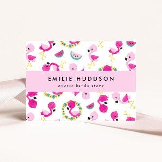 Tropical Pattern, Flamingos, Pet Shop, Bird Store
