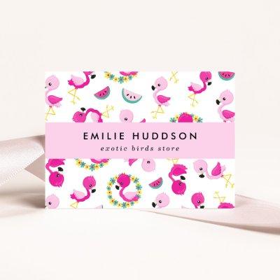 Tropical Pattern, Flamingos, Pet Shop, Bird Store