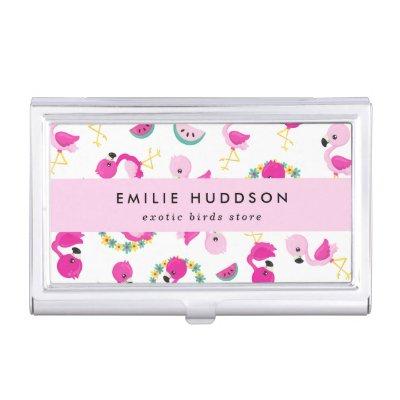 Tropical Pattern, Flamingos, Pet Shop, Bird Store  Case