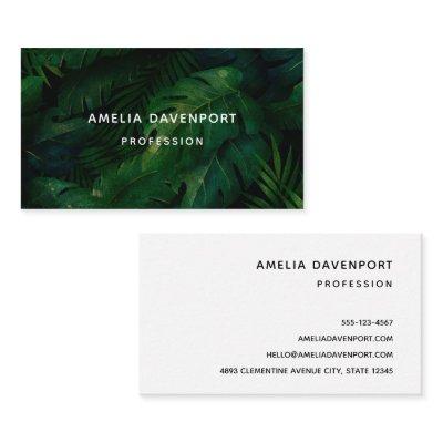 Tropical Rainforest Leafy Foliage