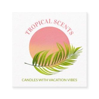 Tropical Sunset Logo Soap And Candle Square