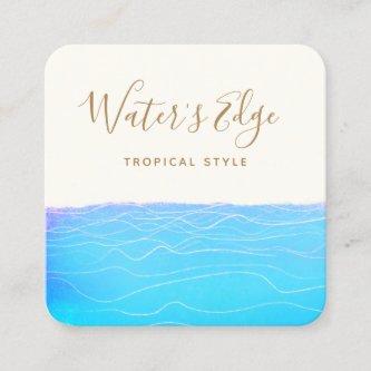 Tropical Water Waves Square