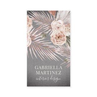 Tropical Watercolor Blooms Interior Designer
