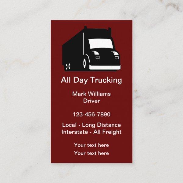 Truck Driver Interstate Shipping