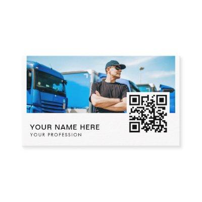 Truck driver QR Code