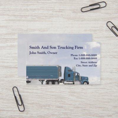 Truck Driver Trucking Firm