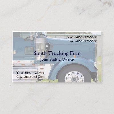 Truck Driver Trucking Firm