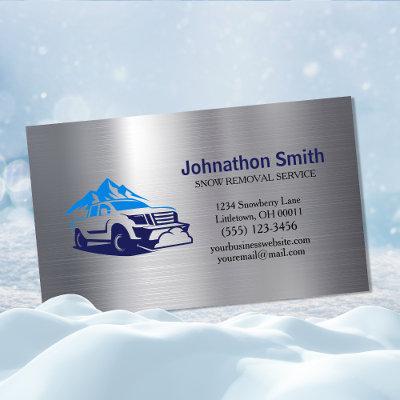 Truck Plow Snow Removal Service