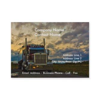 Truck Stop Sky card template