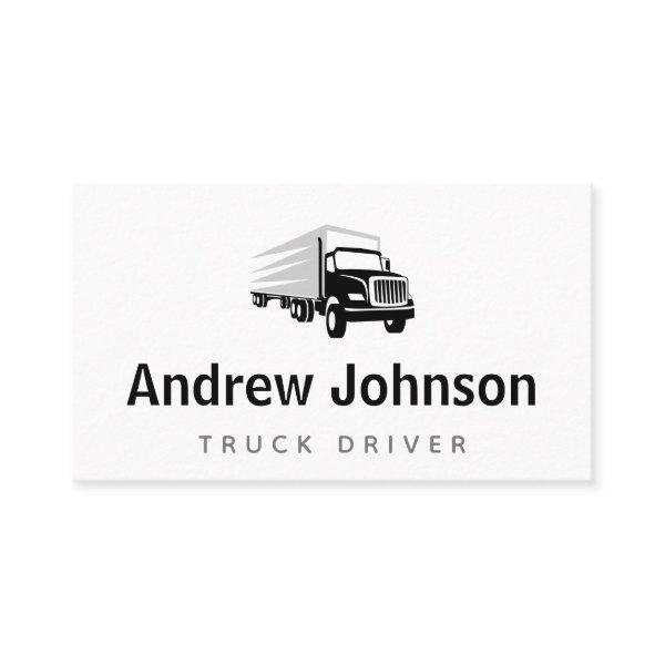 Truck Trucker Car Driving Transportation White